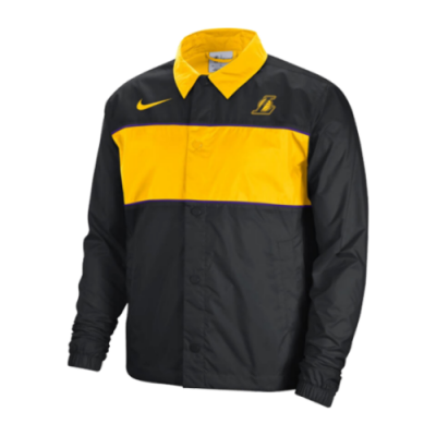 Striukės Nike Nike NBA Los Angeles Lakers Courtside Full-Snap Lightweight plona striukė DN4702-010 Juoda