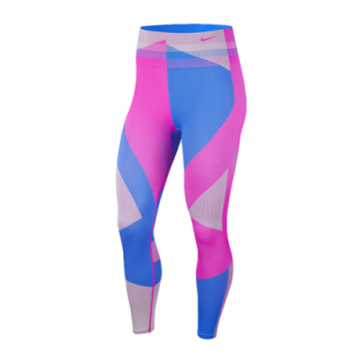 Kelnės Nike Nike Wmns Sculpt Icon Clash Seamless 7/8 Training tamprės CJ4135-601 Violetinė Daugiaspalvis