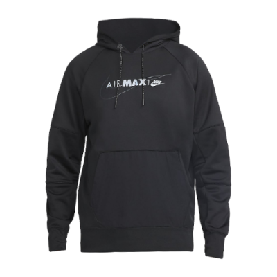 Džemperiai Nike Air Max Day Nike Sportswear Air Max Fleece Pullover Hoodie džemperis DJ5079-010 Juoda