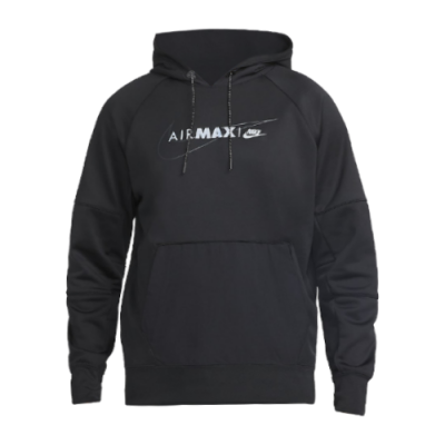 Džemperiai Nike Air Max Day Nike Sportswear Air Max Fleece Pullover Hoodie džemperis DJ5079-010 Juoda