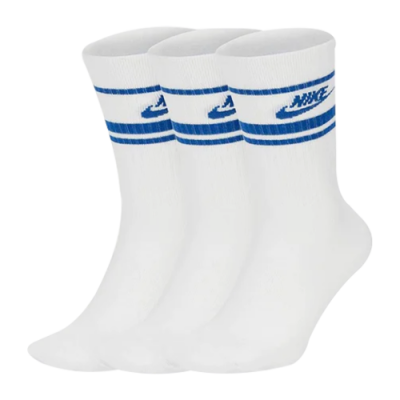 Kojinės Moterims Nike Sportswear Everyday Essential Crew kojinės (3 poros) DX5089-105 Balta