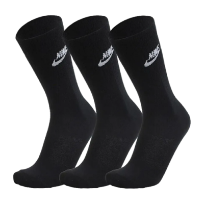 Kojinės Vyrams Nike Sportswear Everyday Essential Crew kojinės (3 poros) DX5025-010 Juoda