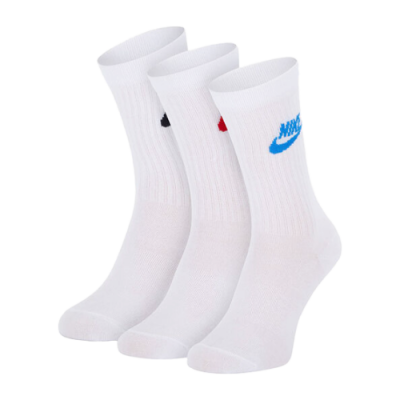Kojinės Vyrams Nike Sportswear Everyday Essential Crew kojinės (3 poros) DX5025-911 Balta