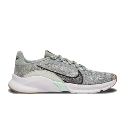 Treniruočių Batai Kolekcijos Nike SuperRep Go 3 Next Nature Flyknit DH3394-005 Pilka Žalias