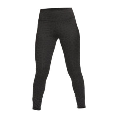 Kelnės Nike Nike Wmns Dri-FIT One Mid-Rise Printed tamprės DD5473-045 Juoda Pilka