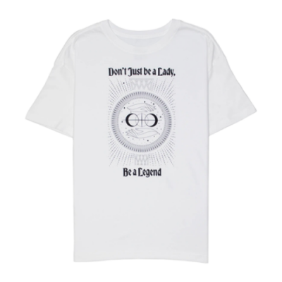 Marškinėliai Kolekcijos Nike Wmns Legend Boyfriend SS krepšinio marškinėliai DJ6388-100 Balta