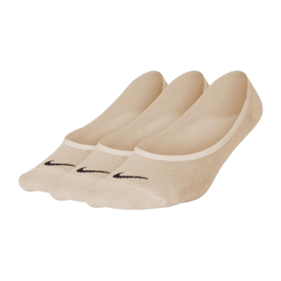 Kojinės Moterims Nike Wmns Everyday Lightweight Footie kojinės (3 poros) SX4863-160 Rusvai Gelsvas