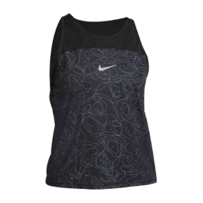 Marškinėliai Kolekcijos Nike Wmns Miler Run Division Printed Tank bėgimo marškinėliai DA1248-010 Juoda