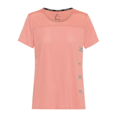 Marškinėliai Kolekcijos Nike Wmns Miler Run Division SS bėgimo marškinėliai DA1246-685 Rožinis