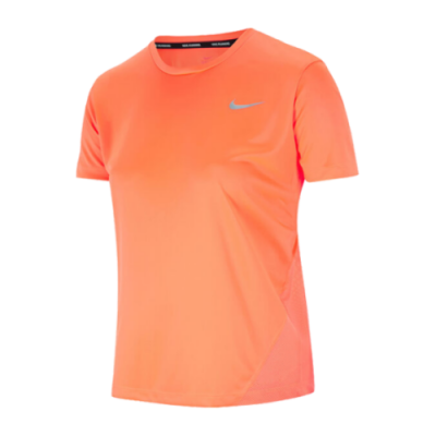 Marškinėliai Kolekcijos Nike Wmns Miler SS bėgimo marškinėliai 686911-810 Oranžinė