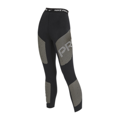 Kelnės Nike Nike Wmns Pro Dri-FIT High-Waisted 7/8 Graphic tamprės DD6332-010 Juoda