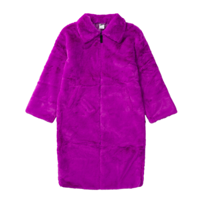 Paltai Moterims Nike Wmns Sportswear Faux Fur Long paltas DQ6838-551 Violetinė