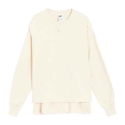 Džemperiai Nike Nike Wmns Sportswear Modern Fleece Oversized French Terry Crewneck džemperis DV7802-901 Rusvai Gelsvas