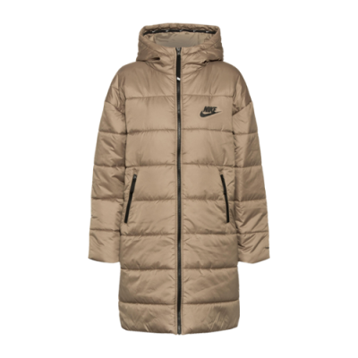 Striukės Nike Nike Wmns Sportswear Therma-FIT Repel Synthetic-Fill Hooded Parka striukė DX1798-040 Ruda