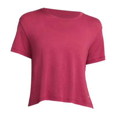 Marškinėliai Moterims Nike Wmns Dri-FIT jogos marškinėliai DM7025-653 Violetinė
