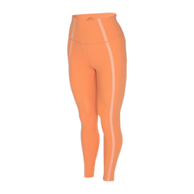 Kelnės Nike Nike Wmns Yoga Luxe 7/8 Eyelet tamprės DA1061-810 Oranžinė