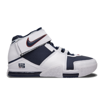 Krepšinio Batai Kolekcijos Nike LeBron Zoom 2 Midnight Navy DR0826-100 Balta Mėlyna