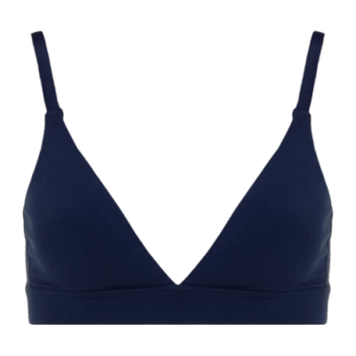 Apatiniai Moterims Organic Basics Cotton Triangle liemenėlė OB10005-NAVY Mėlyna