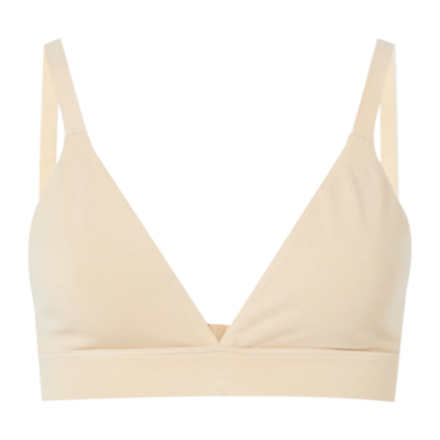 Apatiniai Moterims Organic Basics Cotton Triangle liemenėlė OB10005-OAK Rusvai Gelsvas