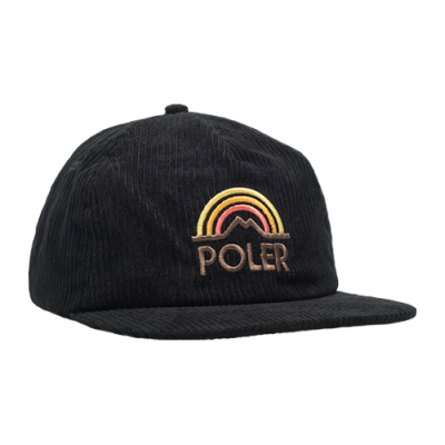 Kepurės Poler Poler Mountain Rainbow kepurė 224ACU7001-BLK Juoda