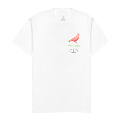 Marškinėliai Poler Poler x Staple Thermo Pigeon SS laisvalaikio marškinėliai 231CLM2003-WHT Balta