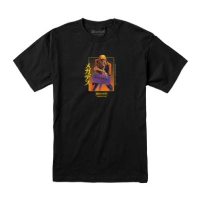 Marškiniai Kolekcijos Primitive x Megadeth Peace Sells SS laisvalaikio marškinėliai PAPHO2115-BLK Juoda