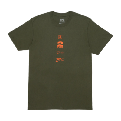 Marškinėliai Primitive Primitive x 2Pac Legends SS laisvalaikio marškinėliai PAPSP22154-GRN Žalias
