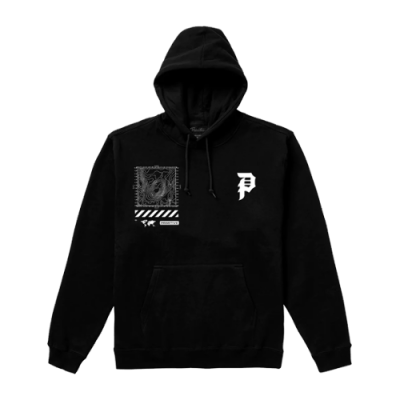 Džemperiai Primitive Primitive x Call Of Duty Mapping Dirty P Hoodie džemperis PAPSU2308-BLK Juoda