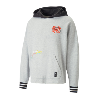 Džemperiai Viskas Krepšiniui Puma Boroughs Basketball Hoodie džemperis 539233-01 Pilka
