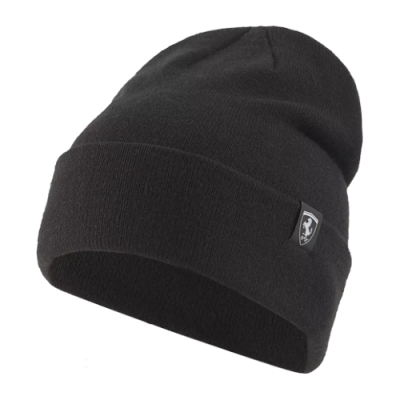 Kepurės Moterims Puma Ferrari Style Classic žieminė kepurė 024007-01 Juoda