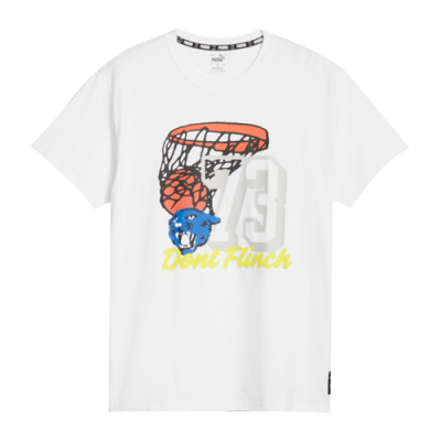 Marškinėliai Viskas Krepšiniui Puma Franchise Basketball laisvalaikio marškinėliai 622026-01 Balta