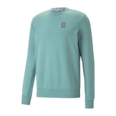 Džemperiai Viskas Krepšiniui Puma Pivot EMB Basketball Pullover Crewneck džemperis 533249-14 Žydra