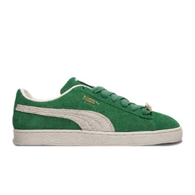 Laisvalaikio Batai Avalynė Puma Unisex Suede Fat Lace 393167-02 Žalias