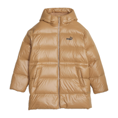 Striukės Striukės Puma Wmns Style Hooded Down striukė 675368-85 Rusvai Gelsvas