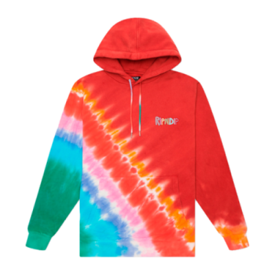 Džemperiai Ripndip RIPNDIP OG Prisma Embroidered Hoodie džemperis RND7010 Raudona Daugiaspalvis