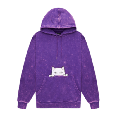 Džemperiai Ripndip RIPNDIP Peeking Nermal Hoodie džemperis RND7011 Violetinė