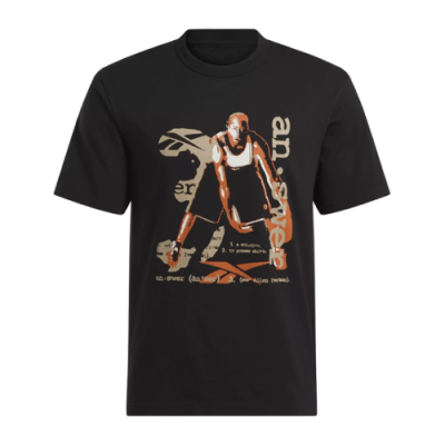 Apranga Kolekcijos Reebok Basketball Iverson Graphic SS laisvalaikio marškinėliai 100068515 Juoda