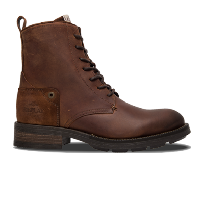 Sezoniniai Batai Replay Replay Ryder Suede Lace Up Mid Boot GMC97-C0001L-056 Ruda