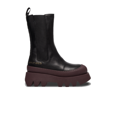 Sezoniniai Batai Replay Replay Wmns Idem Chelsea Leather Boots GWL78-C0002L-003 Ruda