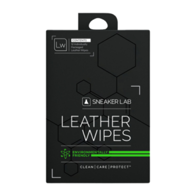 Avalynės Priežiūra Vyrams Sneaker Lab Leather Wipes avalynės valymo servetėlės (12vnt.) LWZ-001 Juoda
