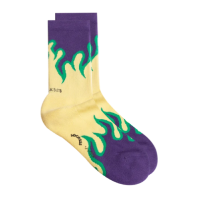 Kojinės Socksss Socksss Unisex Agassi kojinės AGASSI-YLPR Geltona Violetinė