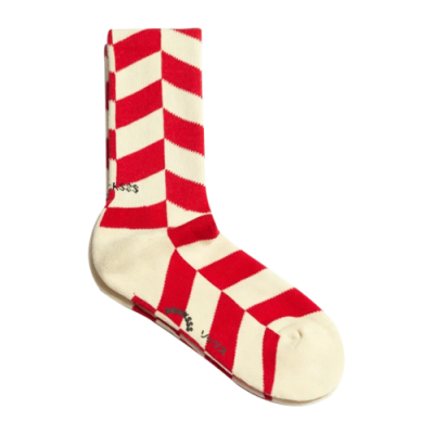 Kojinės Socksss Socksss Unisex Drive Thru kojinės DRIVETHRU-RED Balta Raudona