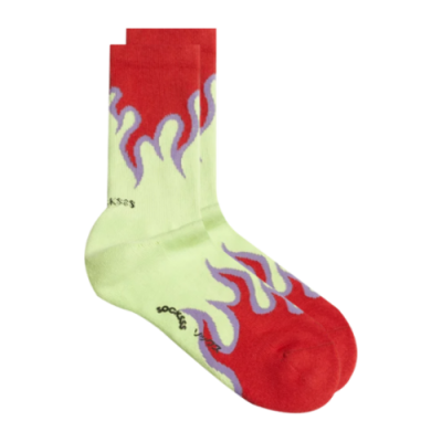 Kojinės Socksss Socksss Unisex Indy 501 kojinės INDY501-REYL Raudona Žalias