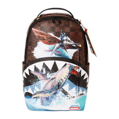 Kuprinės Sprayground Sprayground x Avatar Tulkun Flight Shark kuprinė 910B5097NSZ Ruda