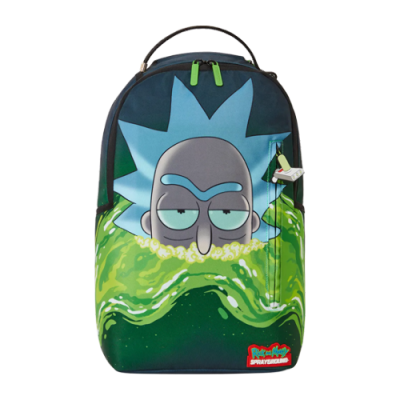 Kuprinės Sprayground Sprayground Rick And Morty Portal Shark kuprinė 910B4088NSZ Mėlyna Žalias