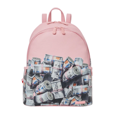 Kuprinės Sprayground Sprayground New Money Stacks Pink Backpack DLX kuprinė 910B4634NSZ Pilka Rožinis