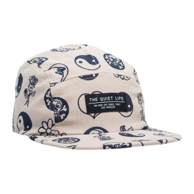 Kepurės Vyrams The Quiet Life Louis 5 Panel Camper kepurė 23SPD2-2151-PNK Rožinis