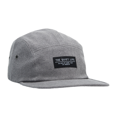 Kepurės The Quiet Life The Quiet Life Overdyed 5 Panel Camper kepurė 23SPD2-2153-GRY Pilka