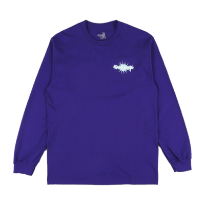 Marškinėliai Vyrams The Quiet Life Electric Monkey laisvalaikio marškinėliai 23SPD1-1127-PUR Violetinė