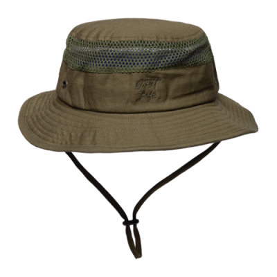 Kepurės Vyrams The Quiet Life Military Mesh Garden Bucket kepurė 23SPD2-2148-ARM Žalias